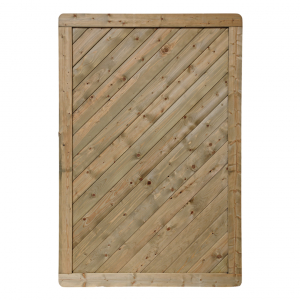 Massivzaun Trentino 120x180cm geschlossen Fichte druckimpr&auml;gniert