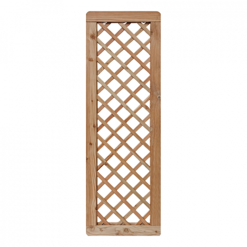 Massivzaun Rankgitter 60x180cm L&auml;rche natur