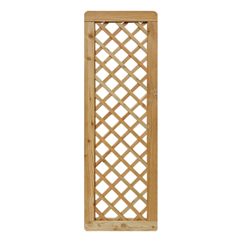 Massivzaun Privora Rankgitter 60x180cm L&auml;rche natur