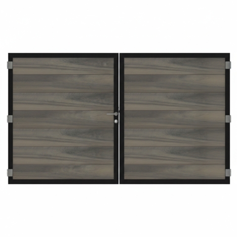 Osmo Multi Fence Co-Extrusion Silvergrey Doppeltor Sonderma�