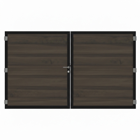 Osmo Multi Fence Co-Extrusion Lightbrown Doppeltor Sonderma&szlig;