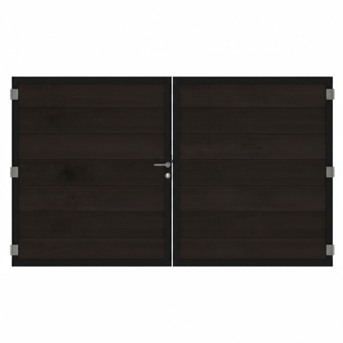 Osmo Multi Fence Co-Extrusion Espresso Doppeltor Sonderma�