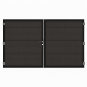 Osmo Multi Fence Elegance B Anthrazit Doppeltor Sonderma&szlig;