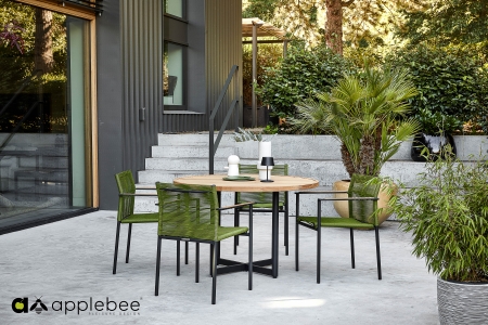 Apple Bee Jakarta Dining-Set 8 olive ca. 234x234cm