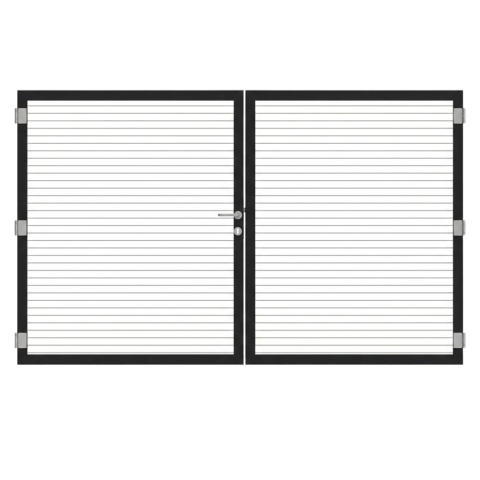 Osmo Alu Fence Cube Wei� Doppeltor Sonderma�