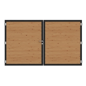 Osmo Alu Fence Juel L&auml;rche Doppeltor Sonderma&szlig;