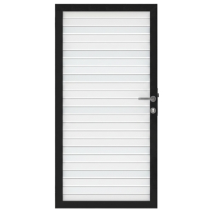 Osmo Alu Fence Wei&szlig; Einzeltor Sonderma&szlig;