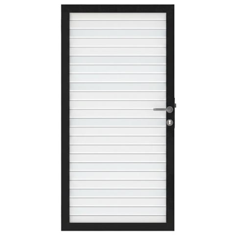 Osmo Alu Fence Wei� Einzeltor Sonderma�