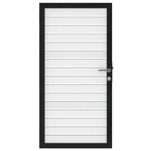 Osmo Alu Fence Typ B Wei� Einzeltor Sonderma�