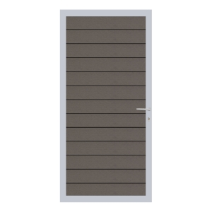 Elephant Zauntor Fusion 200 Alu 90x189cm, Bausatz F&uuml;llung WPC-steingrau