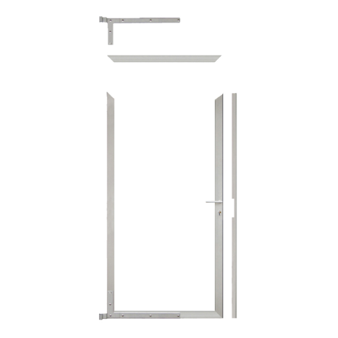 Elephant Zauntor Fusion 200 Alu 90x189cm, Bausatz F�llung WPC-steingrau