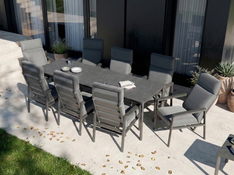 Royal Garden Focosa Gartensessel R�ckenlehne verstellbar anthrazit