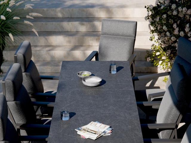 Royal Garden Focosa Gartensessel R�ckenlehne verstellbar anthrazit