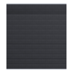 Elephant Steckzaun Set Mix and Match 180x188cm WPC Anthrazit co-extrudiert silberne Leisten Elephant Steckzaun Set Mix and Match 180x188cm WPC Anthrazit co-extrudiert silberne Leisten