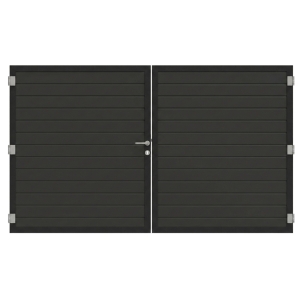 Osmo Alu Fence Anthrazit Doppeltor Sonderma&szlig;