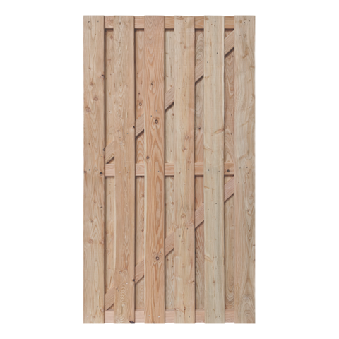 Bohlentor Tectur L&auml;rche natur gerade 100x180cm ohne Beschlag