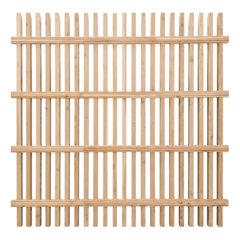 Lattenzaun Norden 180x180cm L&auml;rche natur