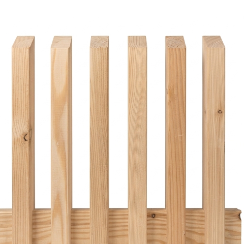 Lattenzaun Norden 180x180cm L&auml;rche natur