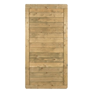 Massivzaun Toskana 90x180cm geschlossen Fichte kdi grün Massivzaun Toskana 90x180cm geschlossen Fichte kdi grün