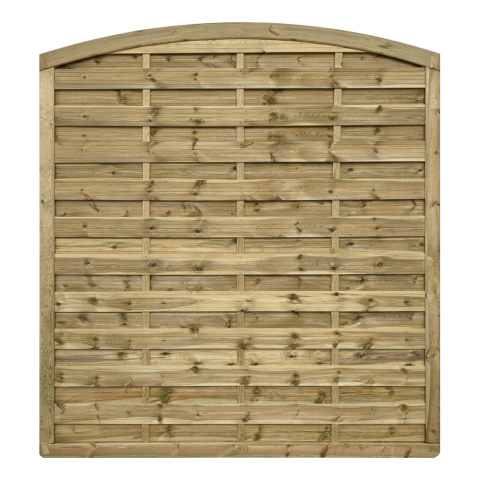 Dichtzaun Elegant XL Kiefer kdi gr&uuml;n 180x196-180cm mit Leimholzbogen