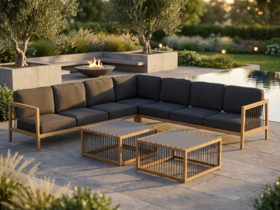 Apple Bee La Croix Lounge Set gro&szlig; ca. 284x284cm inkl. Polster