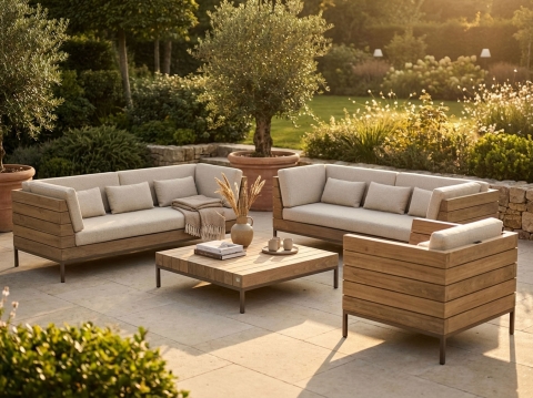 Apple Bee Long Island Lounge-Set 1 ca. 310x400cm