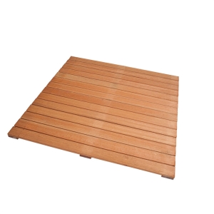 Terrassenfliese Elephant Bangkirai Hartholz 100x100x3,0cm geriffelt