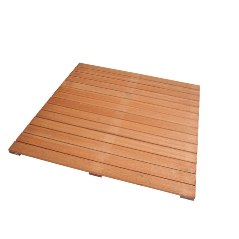 Terrassenfliese Elephant Bangkirai Hartholz 100x100x3,0cm geriffelt
