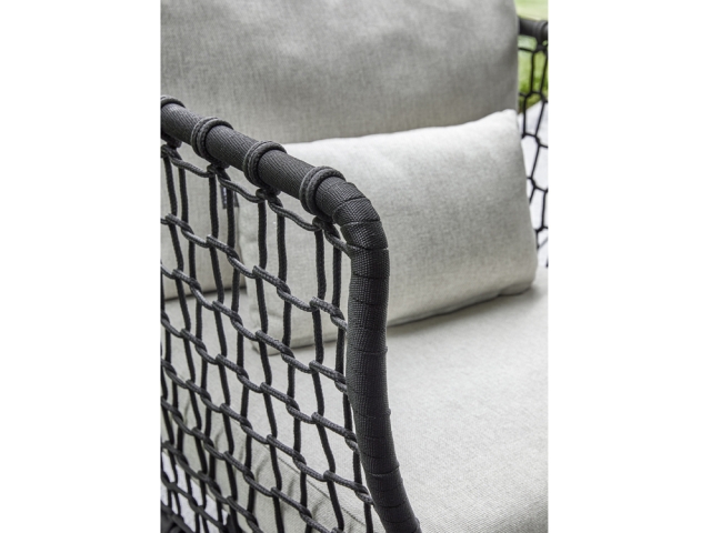Apple Bee Pure Lounge-Set 1 Rope black ca.305x340cm