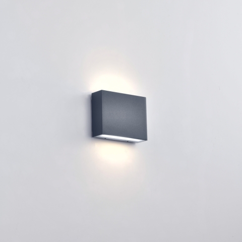 LCD Wandleuchte 5110 LED Up u. Down, Graphit
