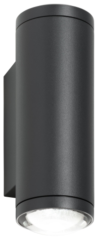 LCD Wandleuchte 5155 LED Up u. Down Graphit