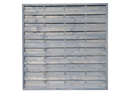 Dichtzaun Fjord Kiefer Steingrau vorlasiert 180x180cm gerade