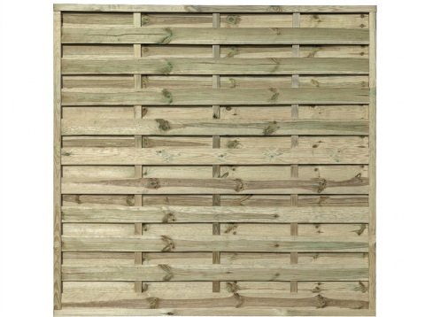 Dichtzaun Fjord-2 Kiefer KDI-gr&uuml;n 180x180cm gerade