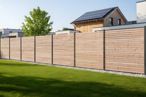 Rhombus Select L&auml;rche natur Steckzaun 90x180cm