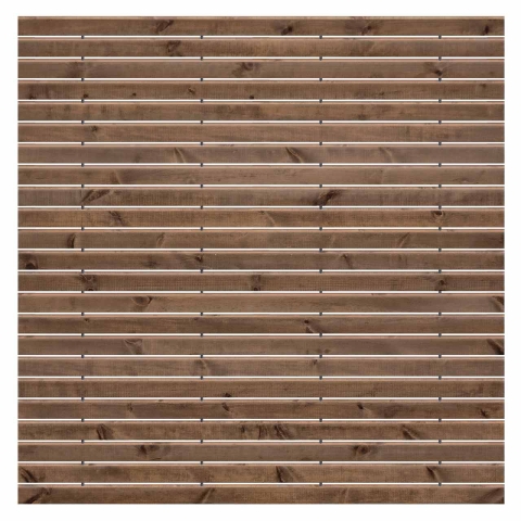 Rhombus Select Kiefer KDI Braun Steckzaun 180x180cm