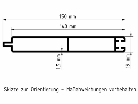 Elephant Fusion Alu Anthrazit Einzelprofil