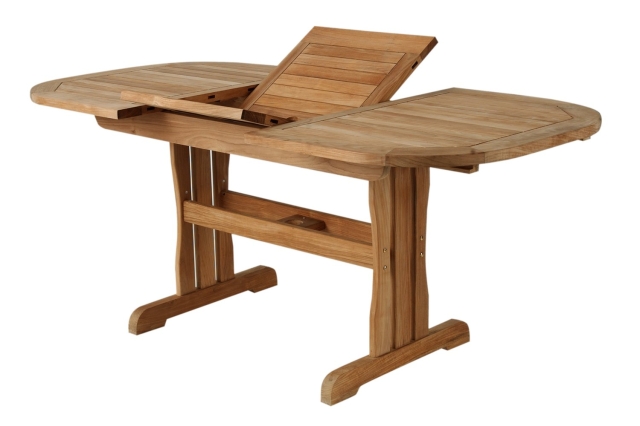 Brafab Melbourne Esstisch 190-240x100cm, Teakholz Natur