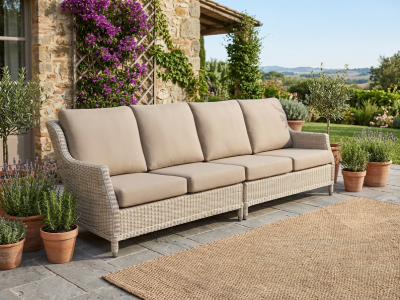 4Seasons Brighton provance Sofa 252cm, inkl. Polster (Ausstellungsst&uuml;ck)