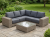 4Seasons Kingston Ecklounge-2 ca. 240x240cm inkl. Polstern und Kaffeetisch Glas 95x95cm
