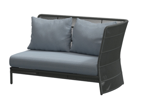 4Seasons Orient Livingsofa-Set 314cm, inkl. Kissen und Loungetisch 110x60cm