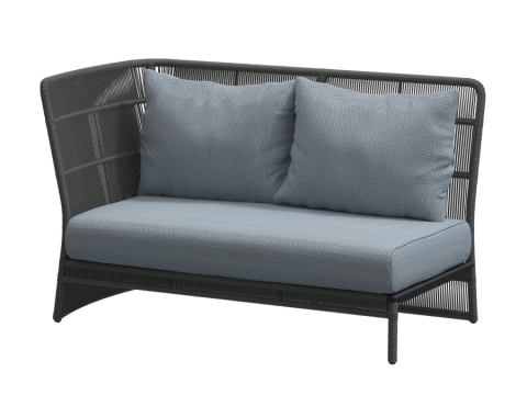 4Seasons Orient Livingsofa-Set 314cm, inkl. Kissen und Loungetisch 110x60cm