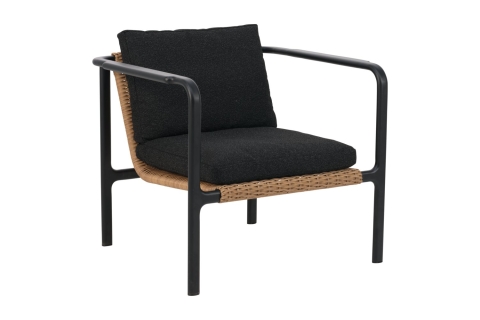 Brafab Motty Sessel, Schwarz-Teddy Black