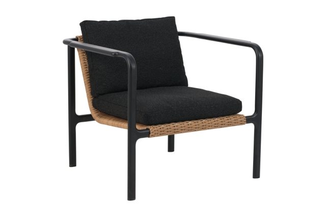 Brafab Motty Sessel, Schwarz-Teddy Black