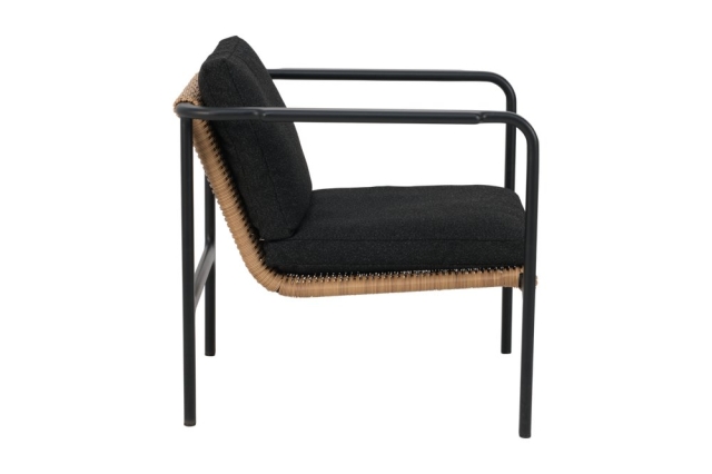 Brafab Motty Sessel, Schwarz-Teddy Black
