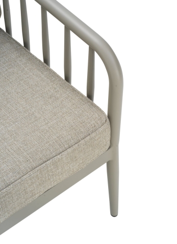Brafab Coleville Sessel, Khaki-Burlap Beige, inkl. Kissen