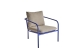 Brafab Bendt Sessel, Indigo Blue-Teddy Beige, inkl. Kissen 67x72x77 cm