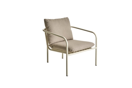 Brafab Bendt Sessel, Pearl White-Teddy Beige, inkl. Kissen