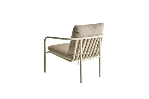 Brafab Bendt Sessel, Pearl White-Teddy Beige, inkl. Kissen