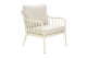 Brafab Coleville Sessel, Pearl White-Dot Beige, inkl. Kissen