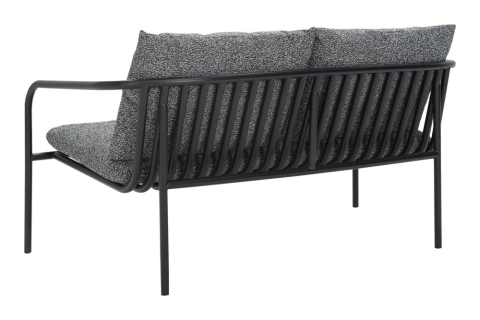 Brafab Bendt 2-Sitzer Sofa, Schwarz-Teddy Ant